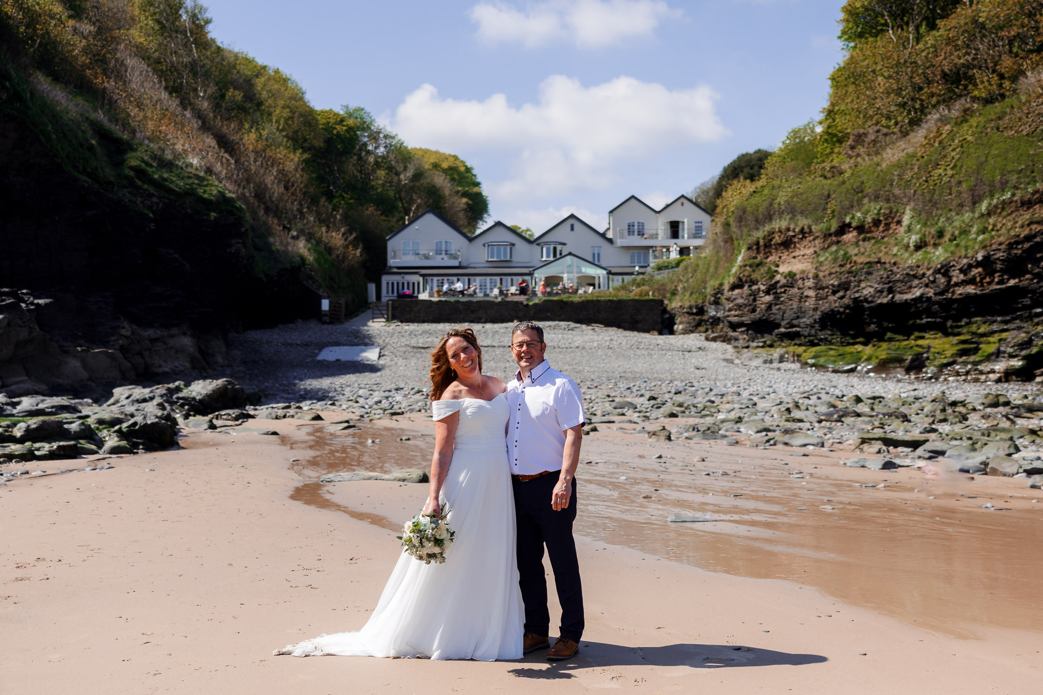 Waterwynch house wedding photographer