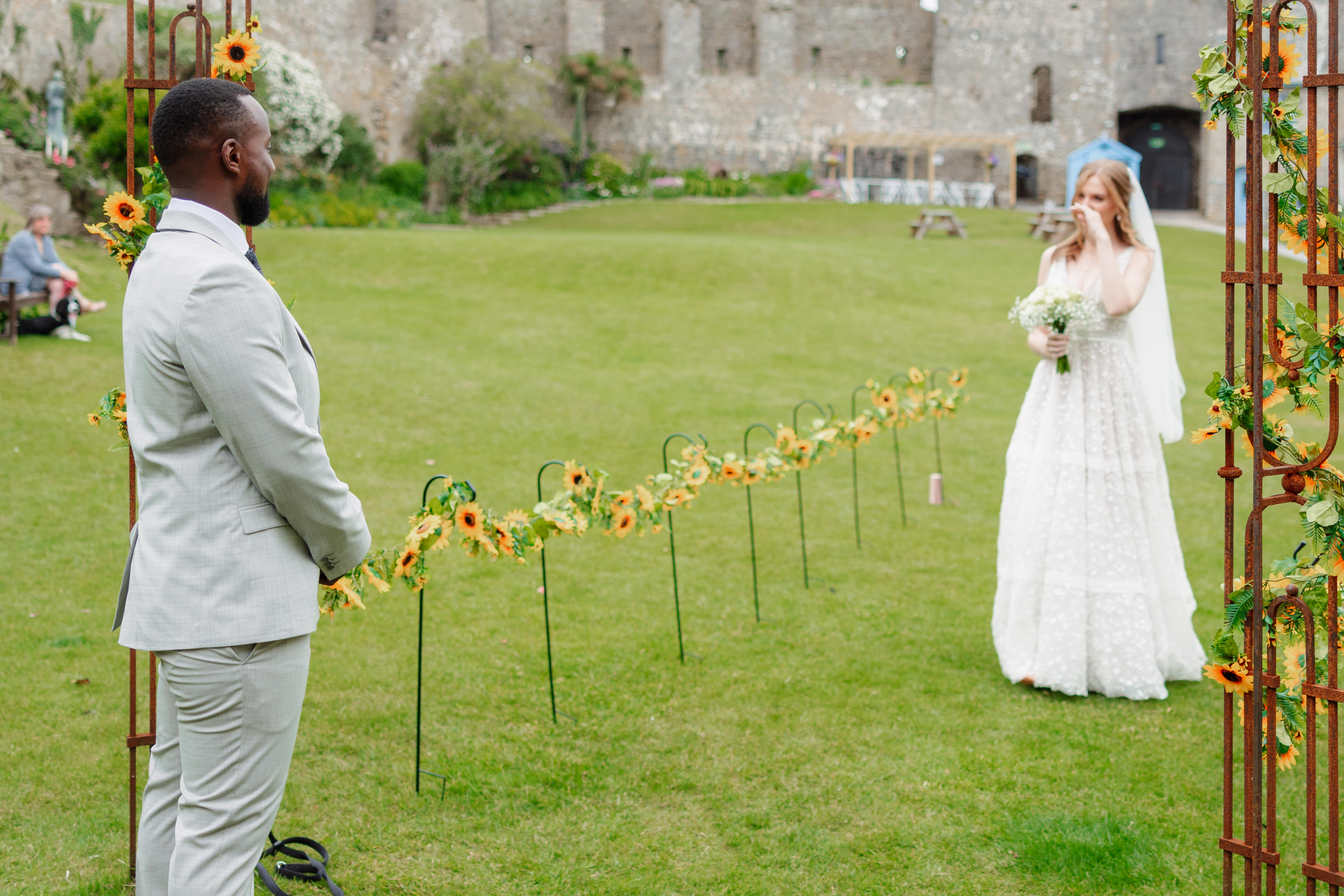 West Wales Elopement Photography | Manorbier Castle