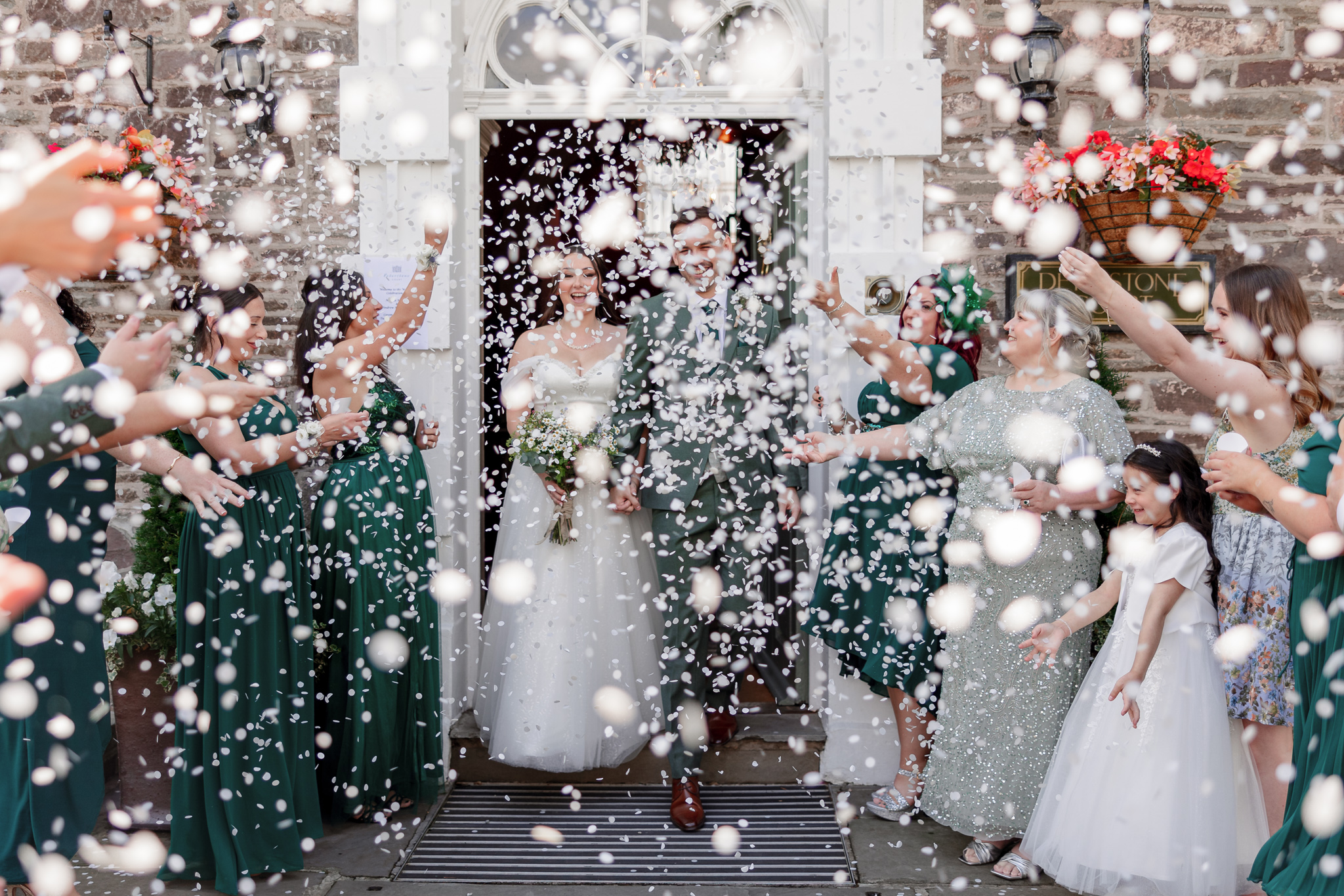 Peterstone Court Wedding Confetti