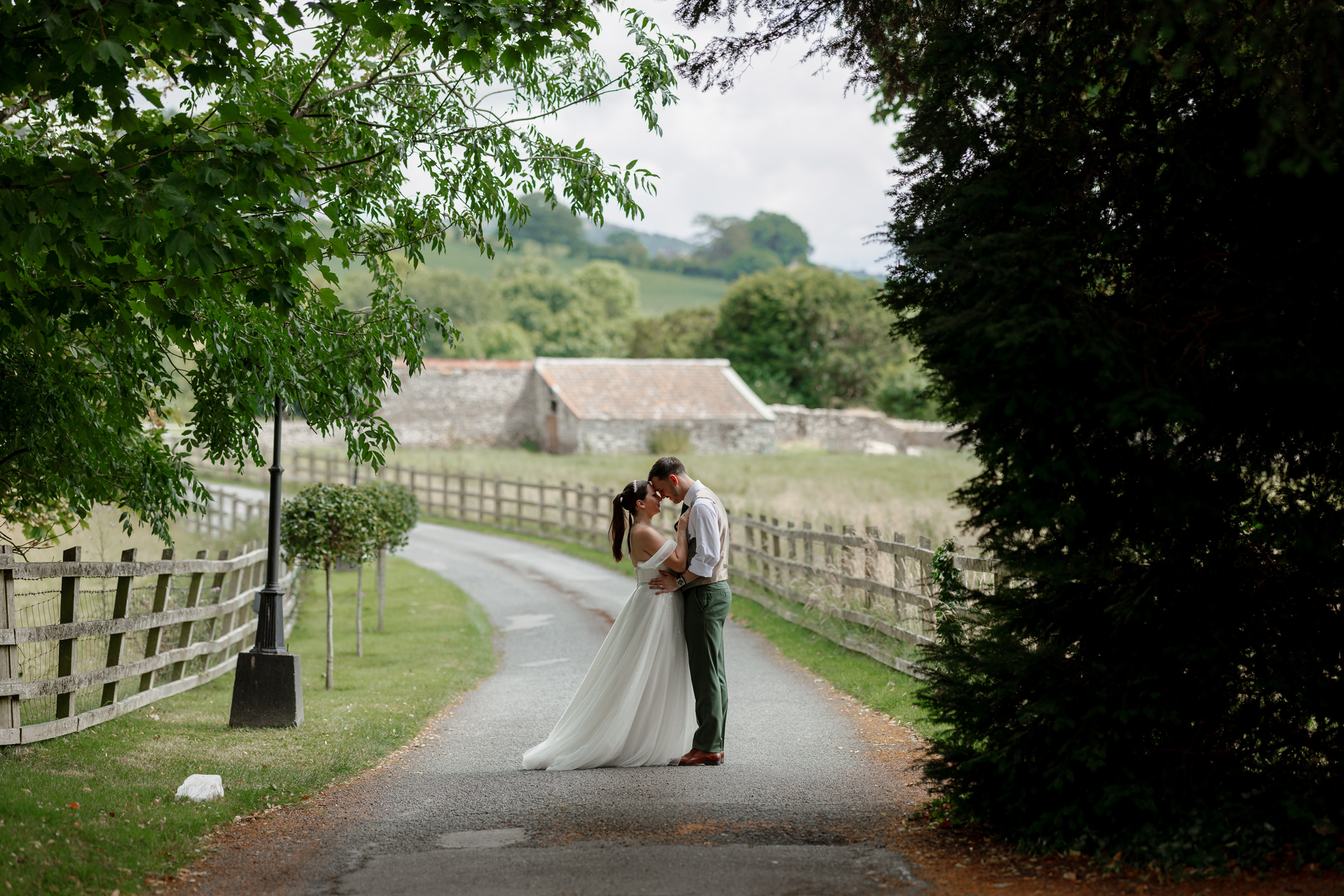 Peterstone Court Wedding - Couple Portraits