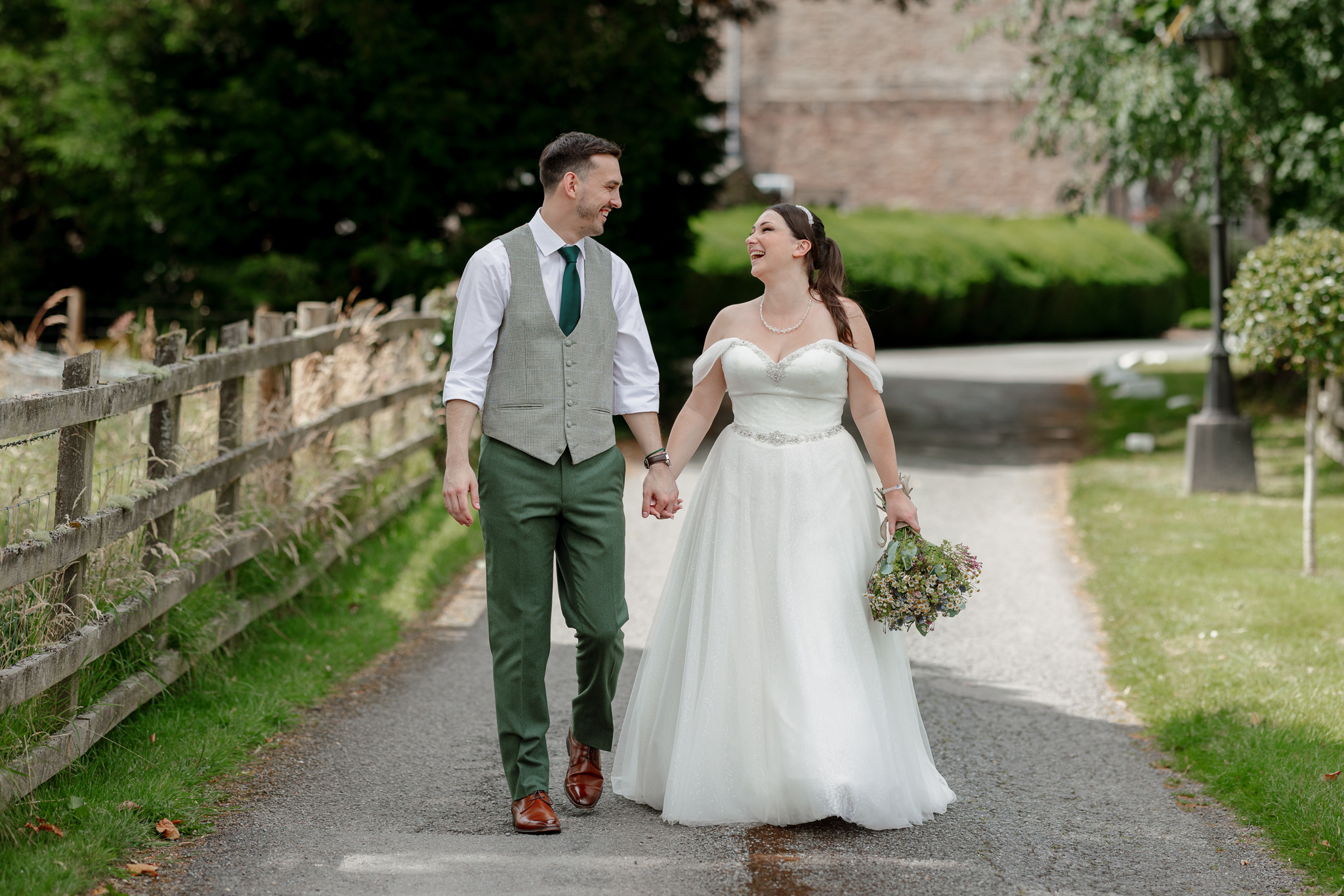 Peterstone Court Wedding - Couple Portraits