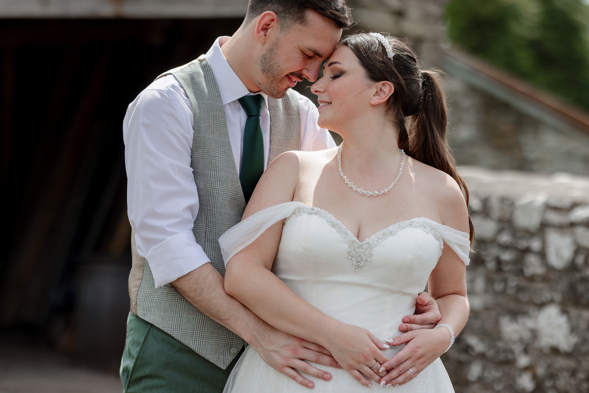 Peterstone Court Wedding - Couple Portraits