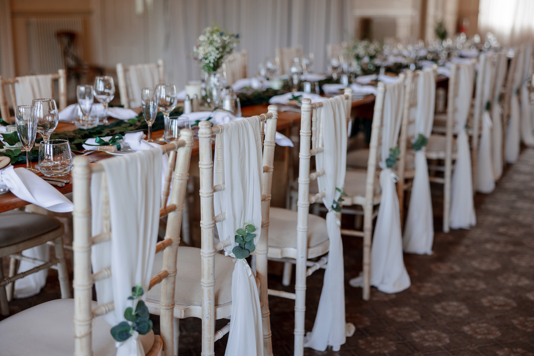 Peterstone Court Wedding - Wedding room