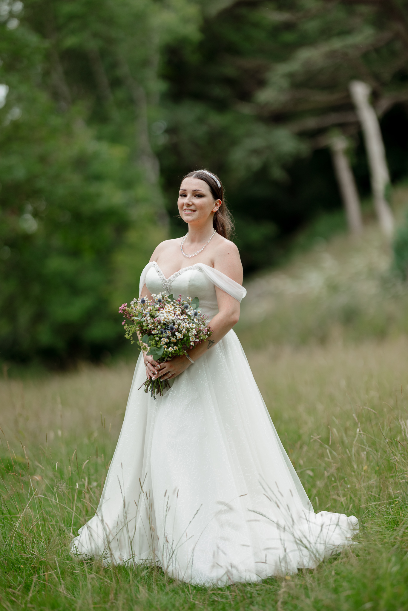 Peterstone Court Wedding Photography - Bride Portrait