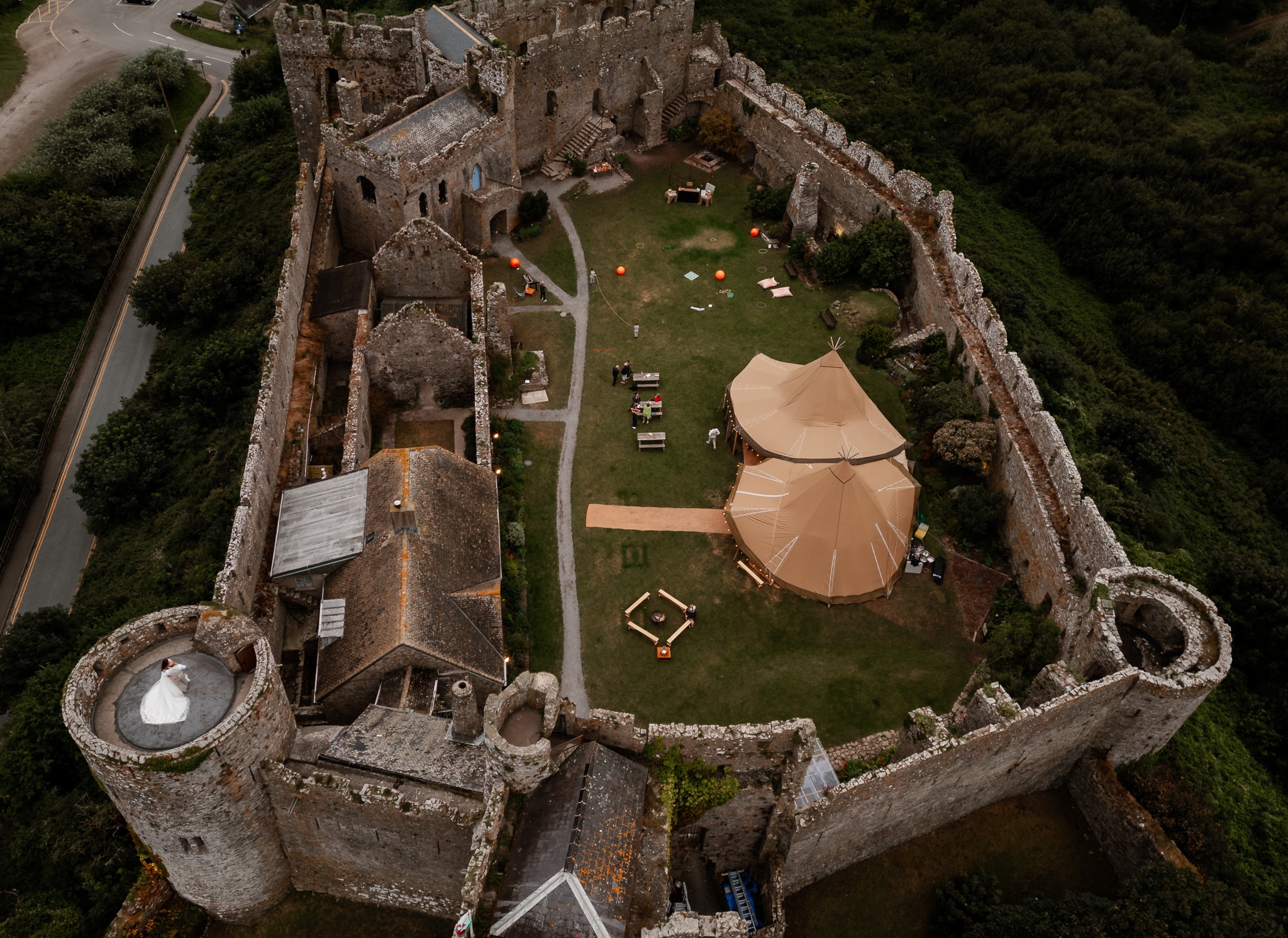 Manorbier Castle Wedding Photography