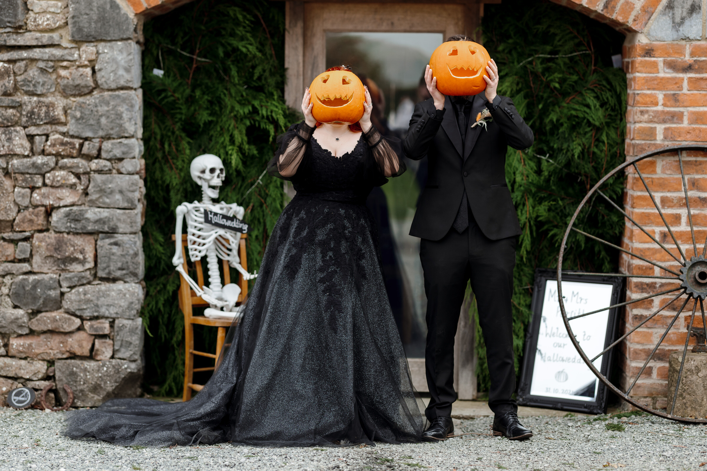 Cardeeth wedding. Halloween wedding