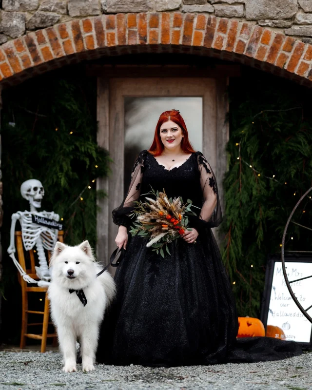 Gallery sent - This wedding deserves another spot on the grid - Amelia, Shane & Willow and their cool halloween wedding at Cardeeth.

#cardeethpembrokeshire #cardeethweddings #unconventionalwedding #cardeethweddingphotographer #westwaleswedding #westwalesweddingphotographer #pembrokeshirewedding #pembrokeshireweddingphotographer #halloweenwedding #blackweddingdress #artbydesignphotography #octoberwedding #halloweenweddingideas #halloweenweddingdress #halloweenweddingdecor #halloween #halloweenweddingwales #walesweddingphotographer