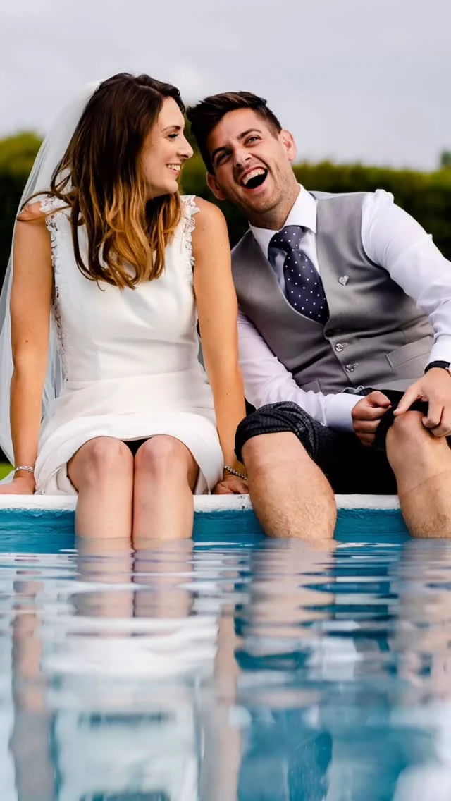 Who wants the same standard wedding pictures that look like everyone else’s wedding - Not me or my couples. Be yourselves, have a laugh and be up for anything. You only get married once (well maybe 😀)

Caption | Fun wedding picture of couple enjoying themselves in the pool on their wedding day. 

#funweddingphotography #funwedding #peterstonecourt #peterstonecourtwedding #peterstonecourtweddingphotographer #naturalweddingphotography #uniquewedding #uniqueweddingideas #funweddingideas